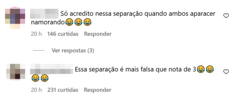 Internautas reagem - Foto: Instagram