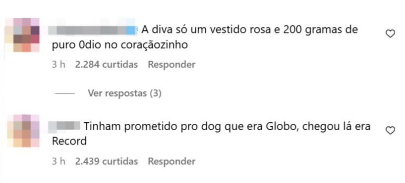 Internautas reagem - Foto: Instagram