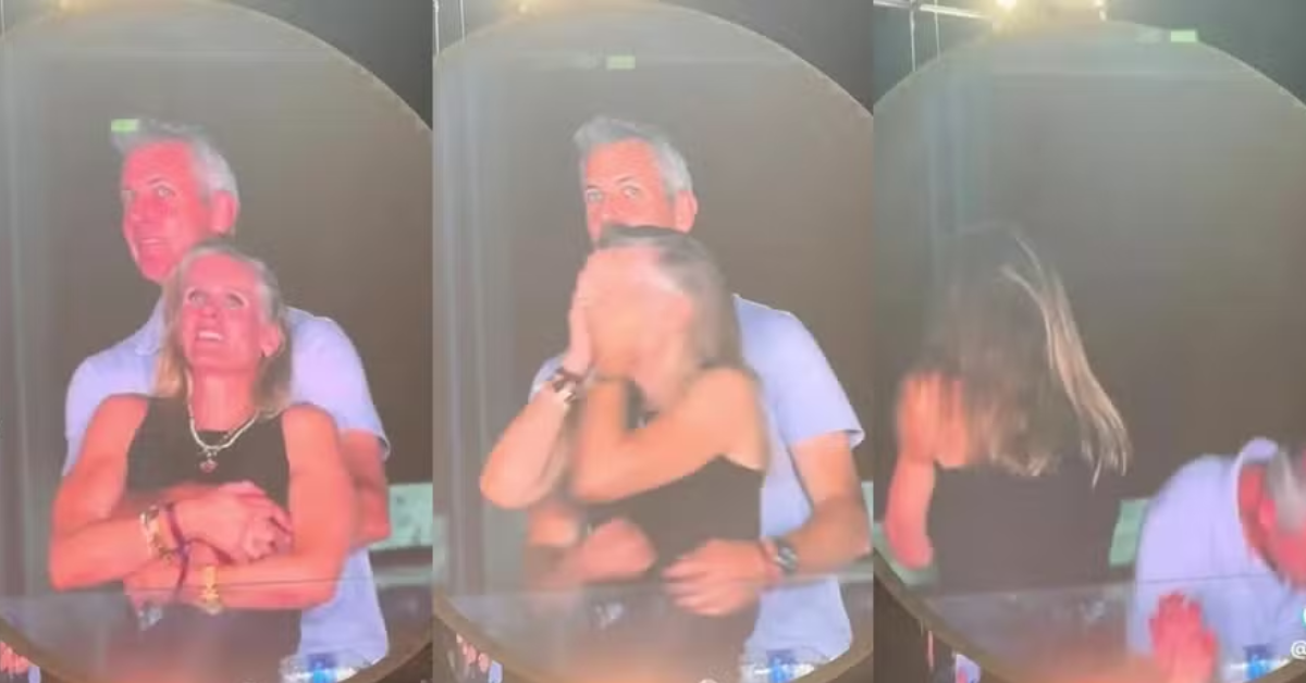 Casal flagrado em show de Coldplay - Foto: Reprodução
