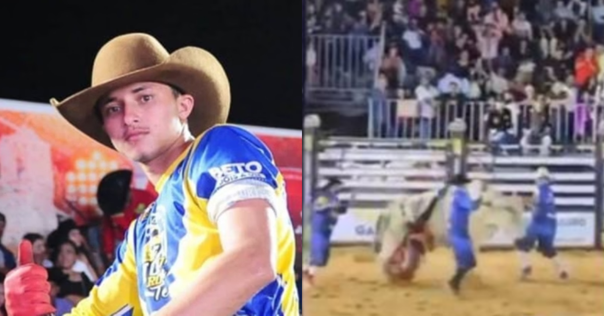 [VÍDEO] Peão morre após ser pisoteado por touro em rodeio