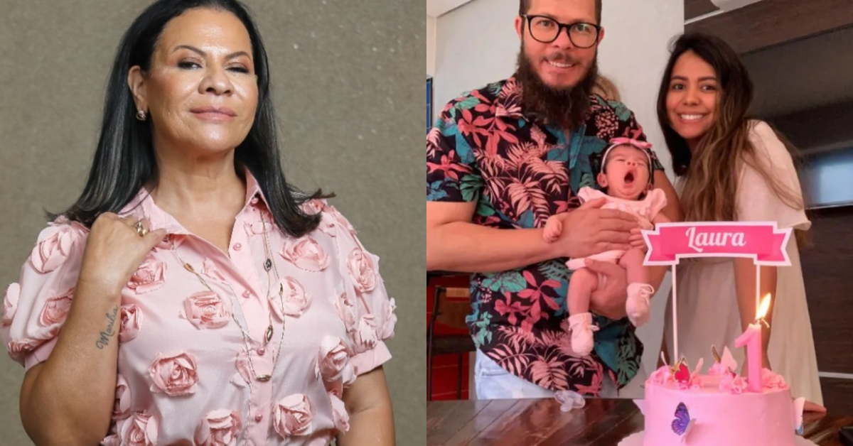 Abcieli Silveira Dias, tio e assessor de Marília Medonça com a filha e a esposa - Foto: Reprodução