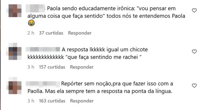 Atitude de Paolla repercurte - Foto: Instagram