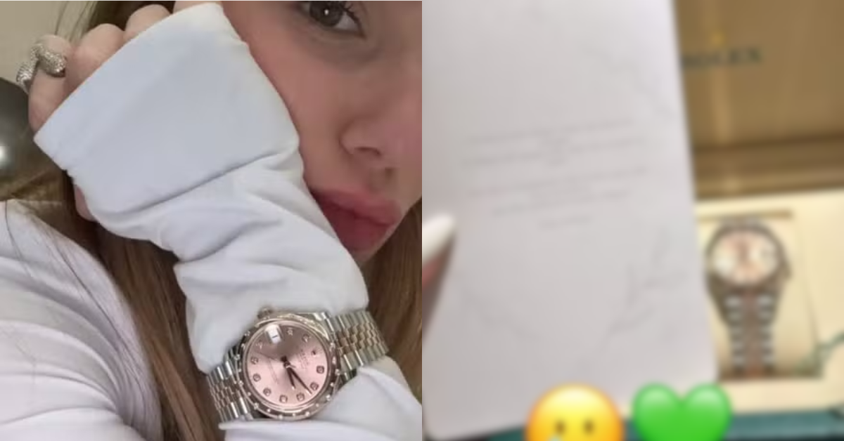Virginia Fonseca ganha relógio de luxo com bilhete misterioso - Foto: Reprodução