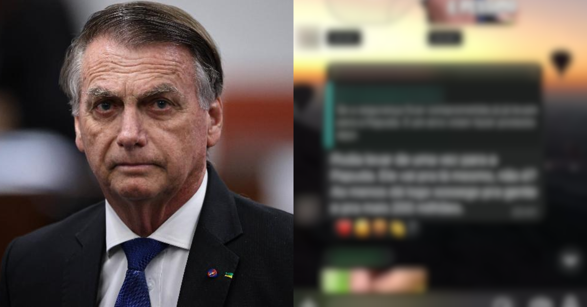 Vazam mensagens de grupo do WhatsApp do condomínio de Bolsonaro - Foto: Reprodução