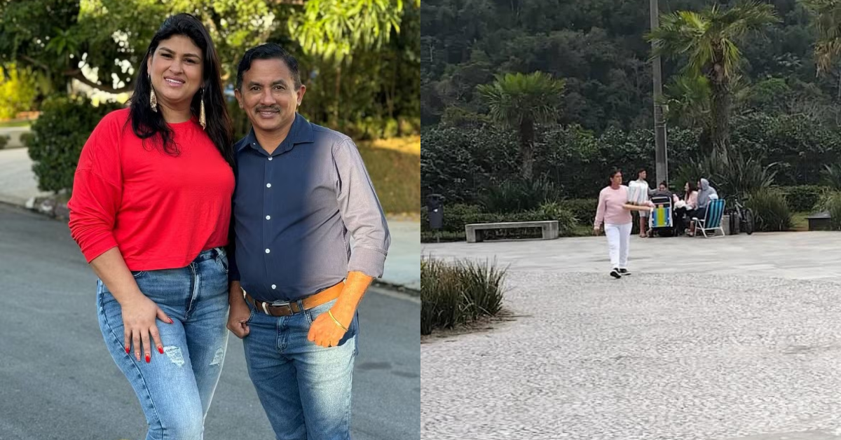 [VÍDEO] Abandonada por Manoel Gomes, ex-mulher vira vendedora ambulante de algodão-doce: “Me deixou com R$ 33”