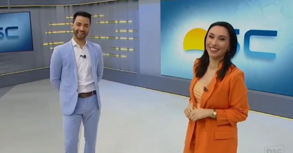 Jornalista da Globo se confunde e chama jornal de 'Bom Dia & Companhia' - Foto: Reprodução
