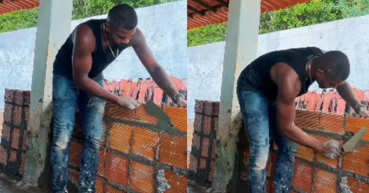 Davi Brito posta vídeo em obra e detalhe chama atenção de internautas - Foto: Reprodução