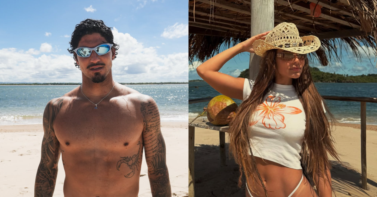 Gabriel Medina assume romance com ex-noiva de Zé Felipe - Foto: reprodução