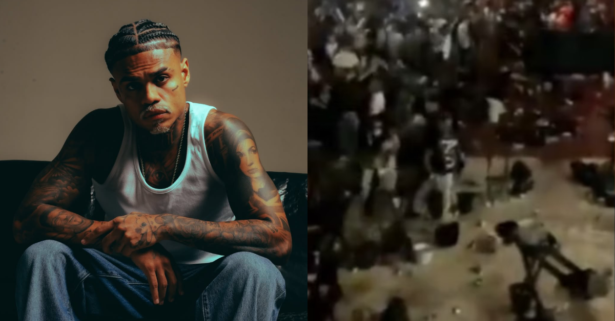 Confusão generalizada marca show de MC Cabelinho na quadra da Viradouro - Foto: Reprodução