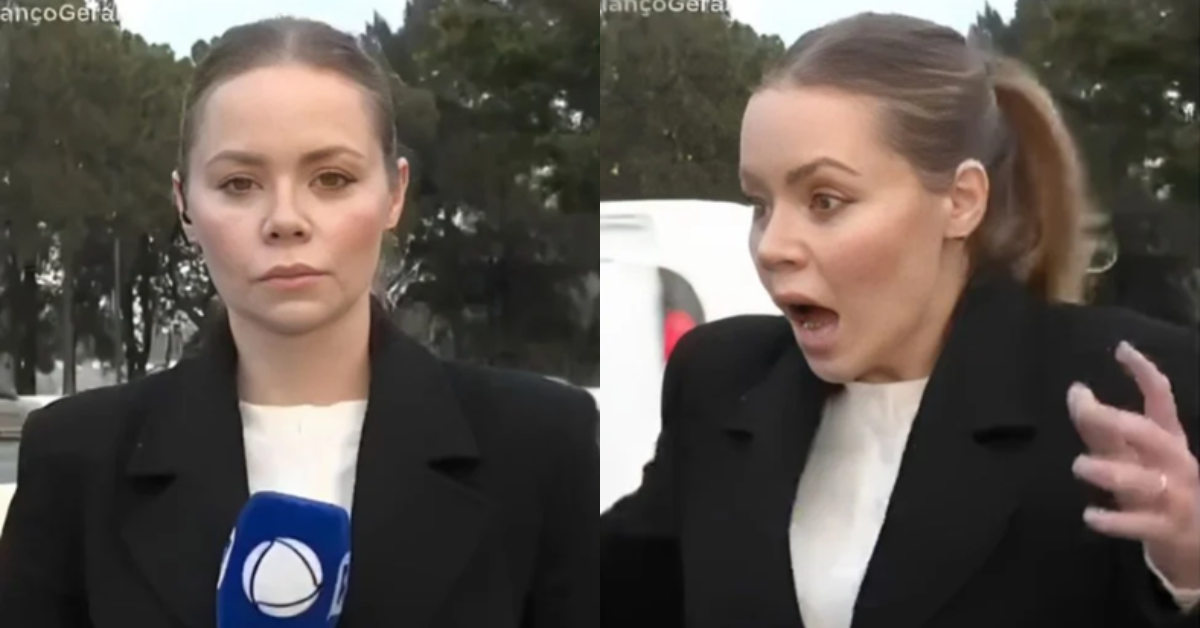 Repórter da Record é assaltada pouco antes de entrada ao vivo - Foto: Reprodução