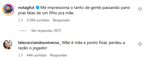 Internautas reagem - Foto: Instagram