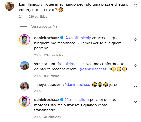 Daniel Rocha respondeu seguidores - Foto: Reprodução