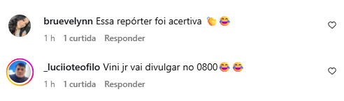 Reação da web - Foto: Instagram