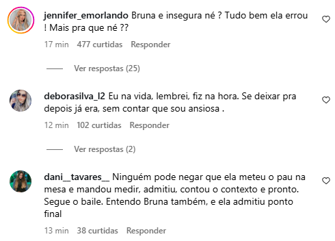 Internautas comentam - Foto: Instagram