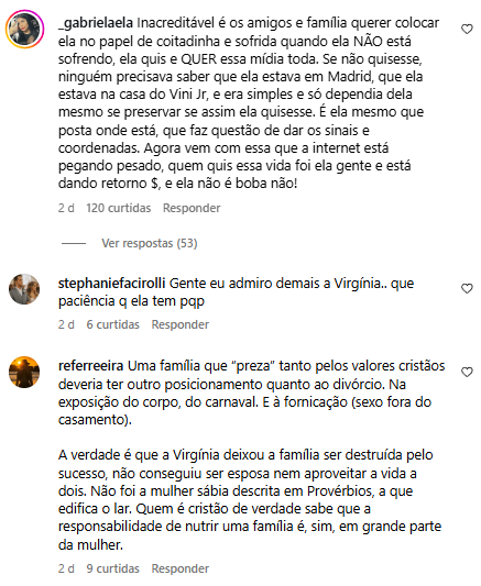 Internautas comentam - Foto: Instagram