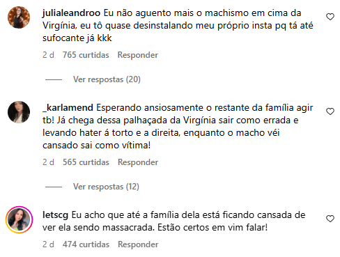 Internautas comentam - Foto: Instagram