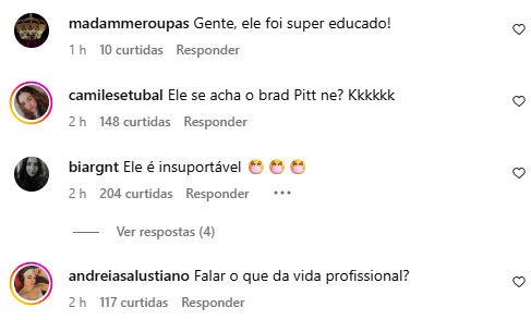 Reação da web - Foto: Instagram