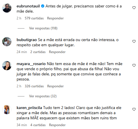 Reação da web - Foto: Instagram
