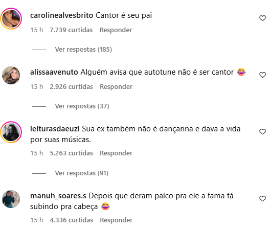 Comentário de Zé Felipe causa polêmica - Foto: Instagram