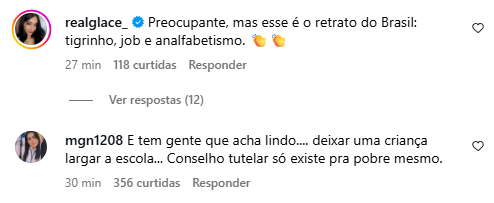 Reação da web - Foto: Instagram