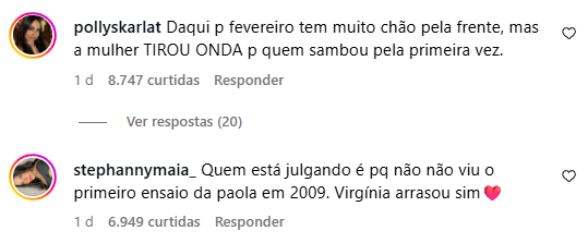 Internautas comentam - Foto: Instagram