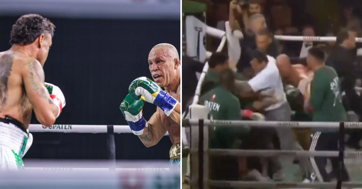 [VÍDEO] Confusão marca vitória de Popó sobre Wanderlei Silva em São Paulo