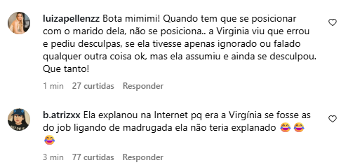 Internautas comentam - Foto: Instagram