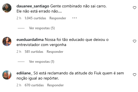 Internautas comentam - Foto: Instagram