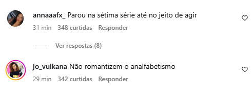 Internautas reagem - Foto: Instagram