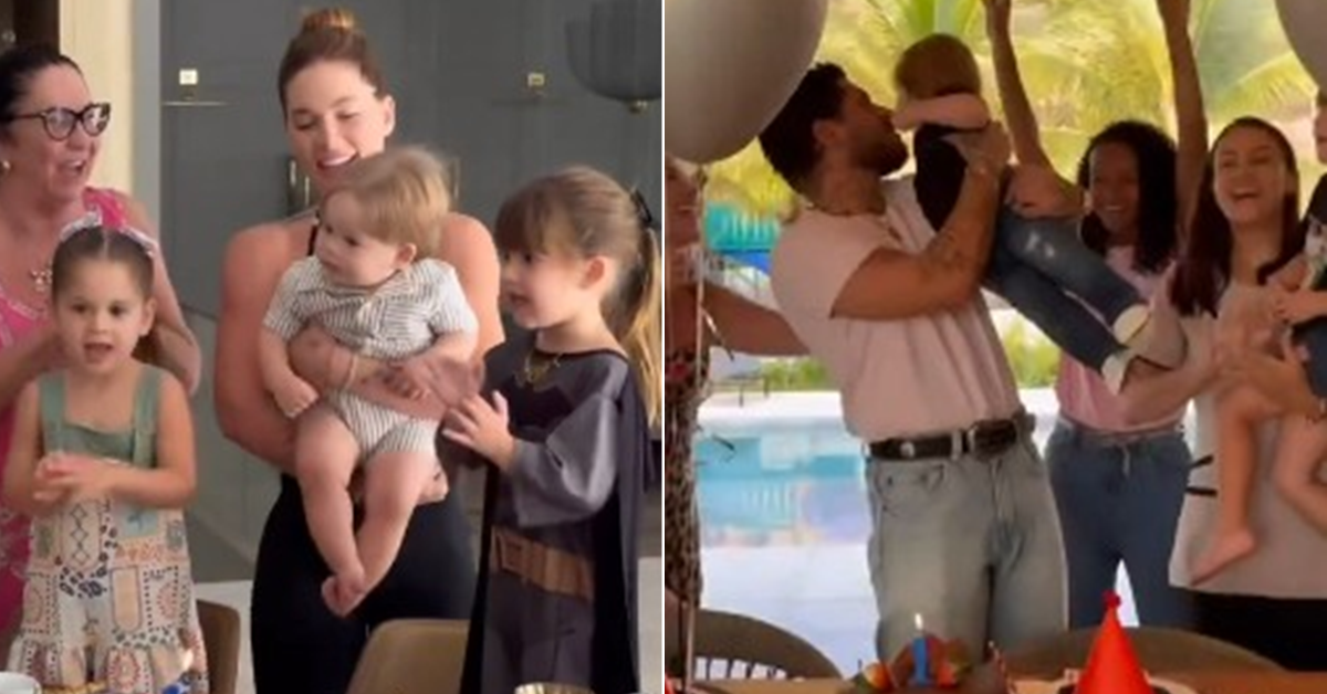 Virginia e Zé Felipe celebram primeiro ano do filho separados