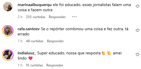 Reação da web - Foto: Instagram