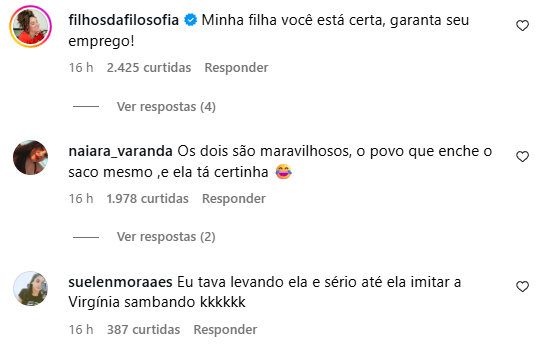Reação da web - Foto: Instagram