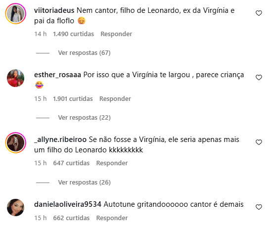  Zé Felipe causa polêmica - Foto: Instagram
