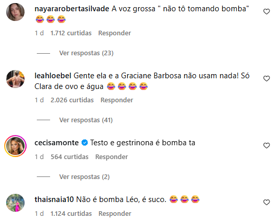 Internautas comentam - Foto: Instagram