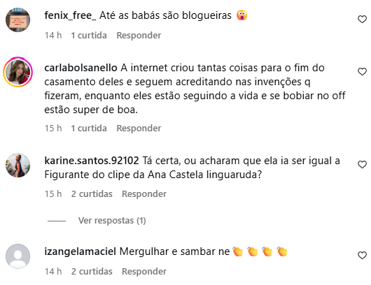 Internautas reagem - Foto: Instagram