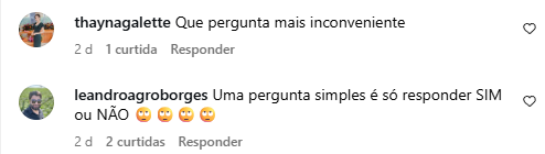Internautas comentam - Foto: Instagram